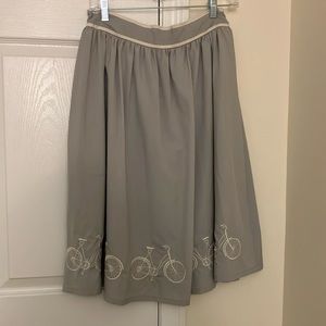 Women’s A line Skirt with classic bicycle design